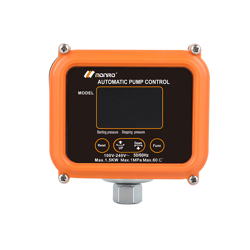 EPC-10 LCD screen 1.5kw 2HP power mechanical structure Female G1/4 smart pressure switch and controller with pressure adjustment 0.5bar - 6.9bar